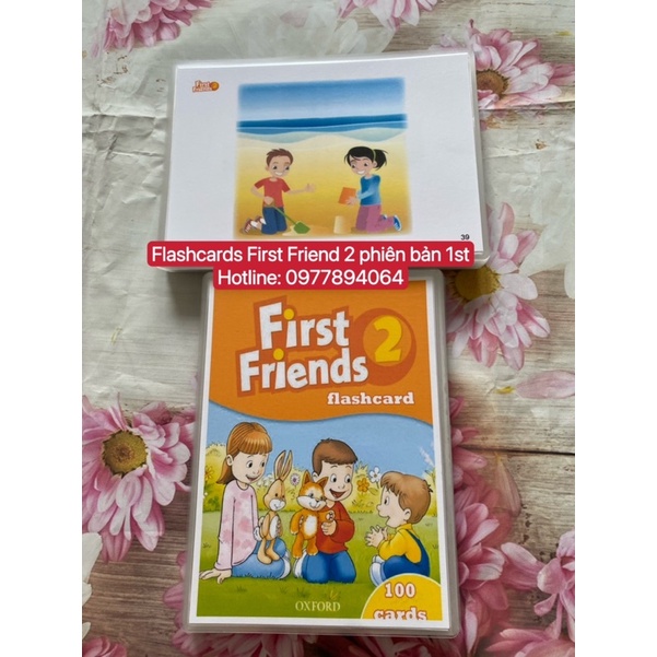 Flashcard  First Friends  1-2 phiên bản 1st kích thước A5 ép plastics bền đẹp