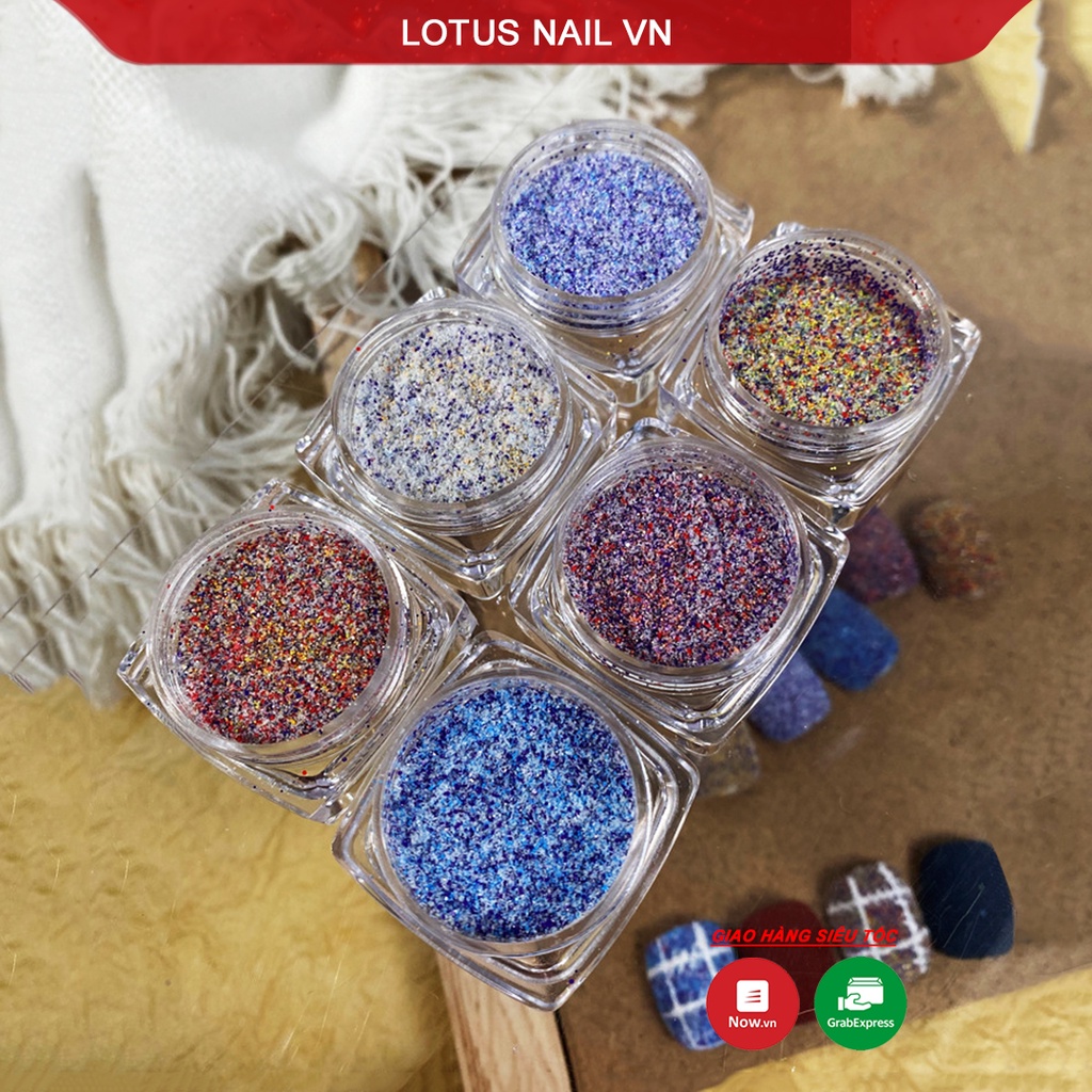 Nhũ dạ nail Hàn Quốc  set 6 màu trang trí móng