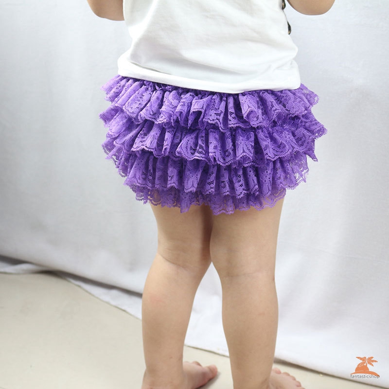 ☞Dây buộc tóc☜ Cute New Baby Girl Bloomers Diaper Cover Headband Set Newborn Ruffle Panties Lace Infant Shorts