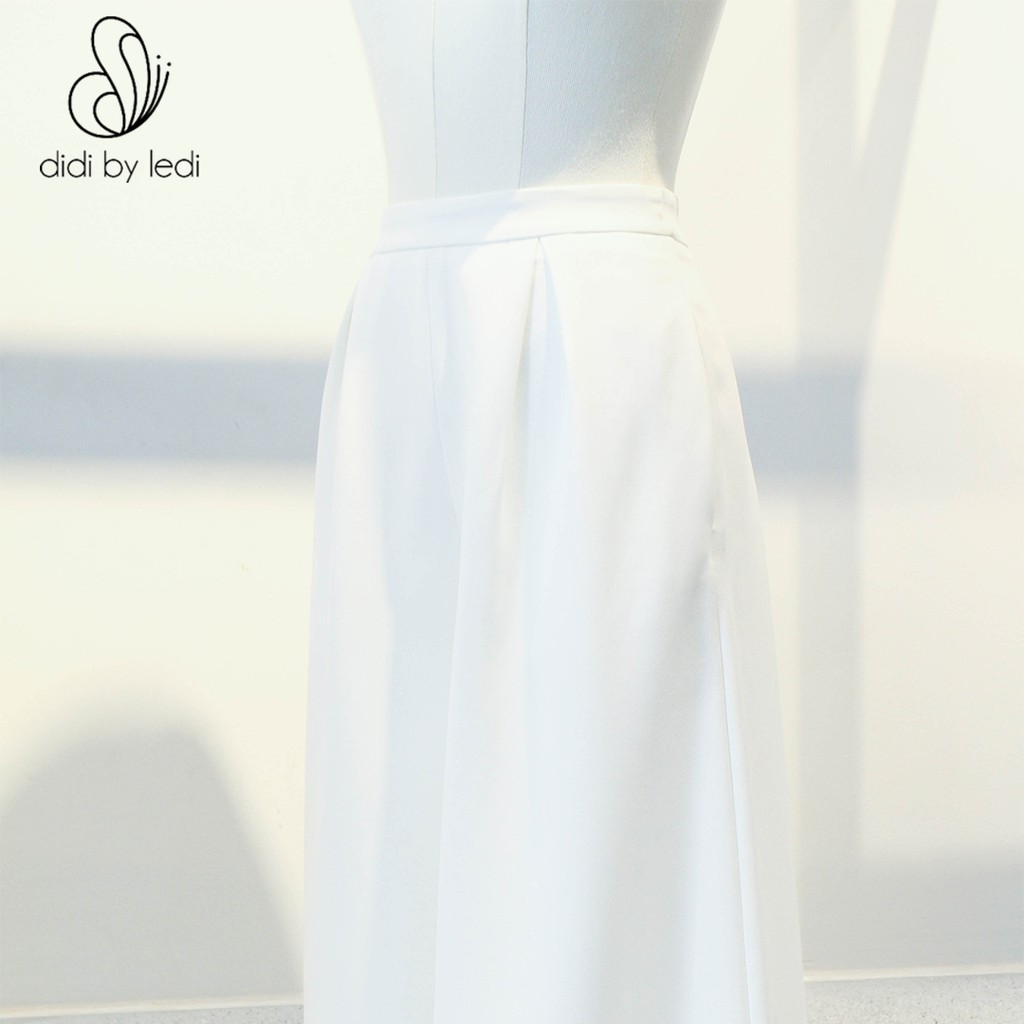 Quần Cullotes ống rộng, quần tây Đen nữ ly trước  DIDI BY LEDI vải Visco cao cấp cạp cao  - QK039 | BigBuy360 - bigbuy360.vn