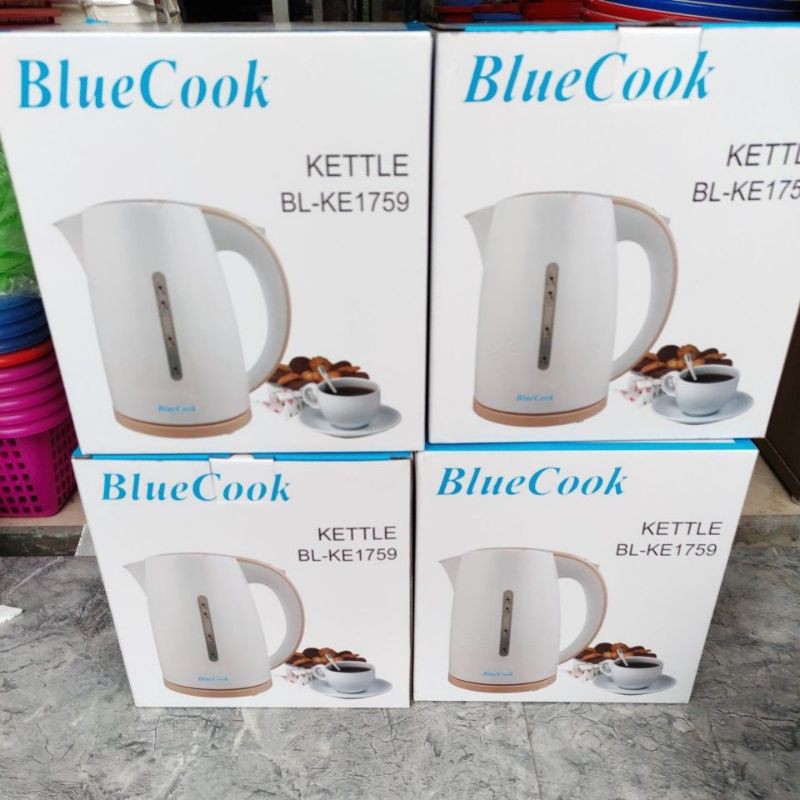 [Mã ELORDER5 giảm 10K đơn 20K] Ấm siêu tốc BlueCook BL-KE1759 1,7 lít