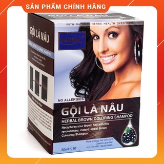 Thuốc Nhuộm Tóc Gội Là Nâu MATRIX ( gói lẽ )