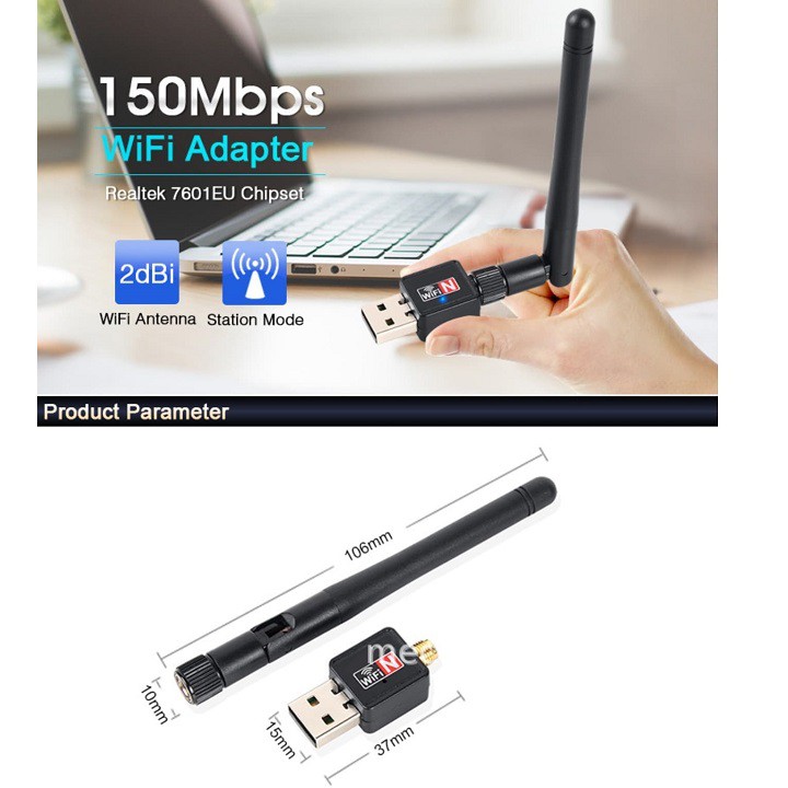 [ 1 Đổi 1 ] USB WIFI CHO PC , LAPTOP , THU BẮT SÓNG MẠNH | BigBuy360 - bigbuy360.vn