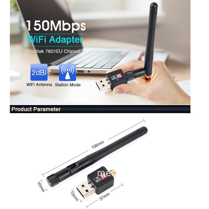 [ 1 Đổi 1 ] USB WIFI CHO PC , LAPTOP , THU BẮT SÓNG MẠNH