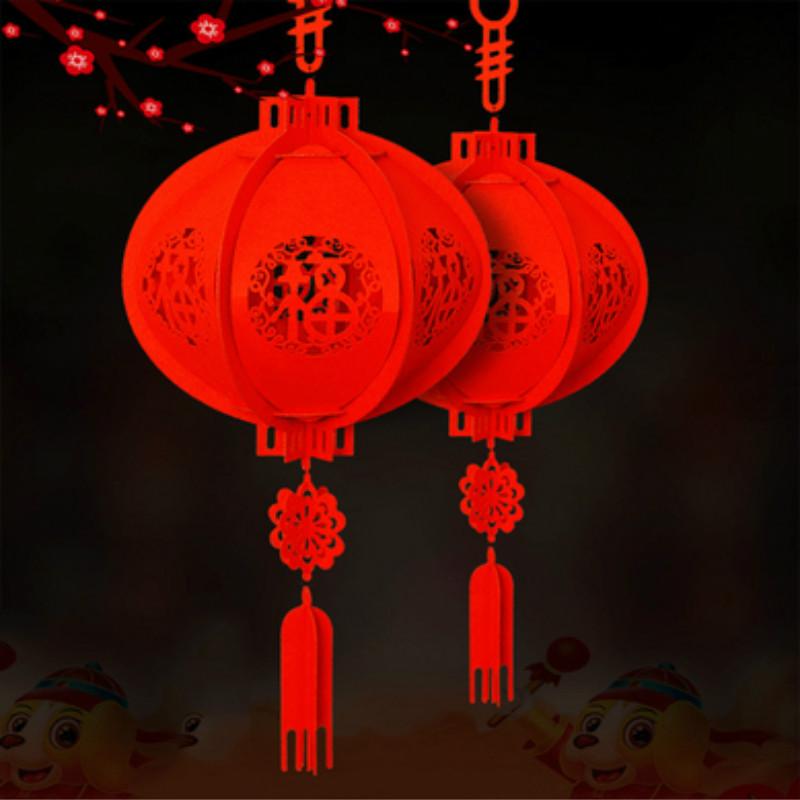 Đèn Lồng Vải Không Dệt 30cm Trang Trí Lễ Hội