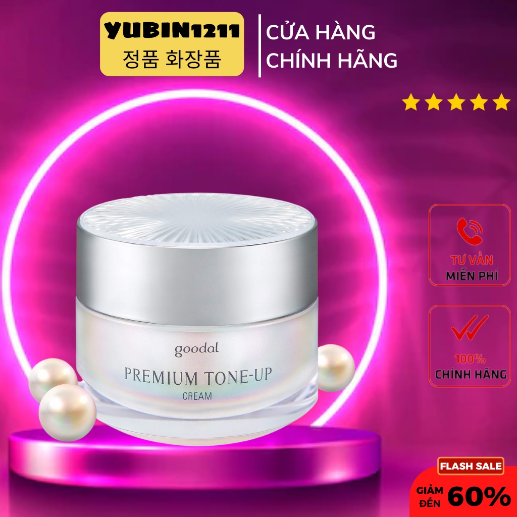 Kem ốc sên Goodal Premium Snail Tone Up Cream 30ml