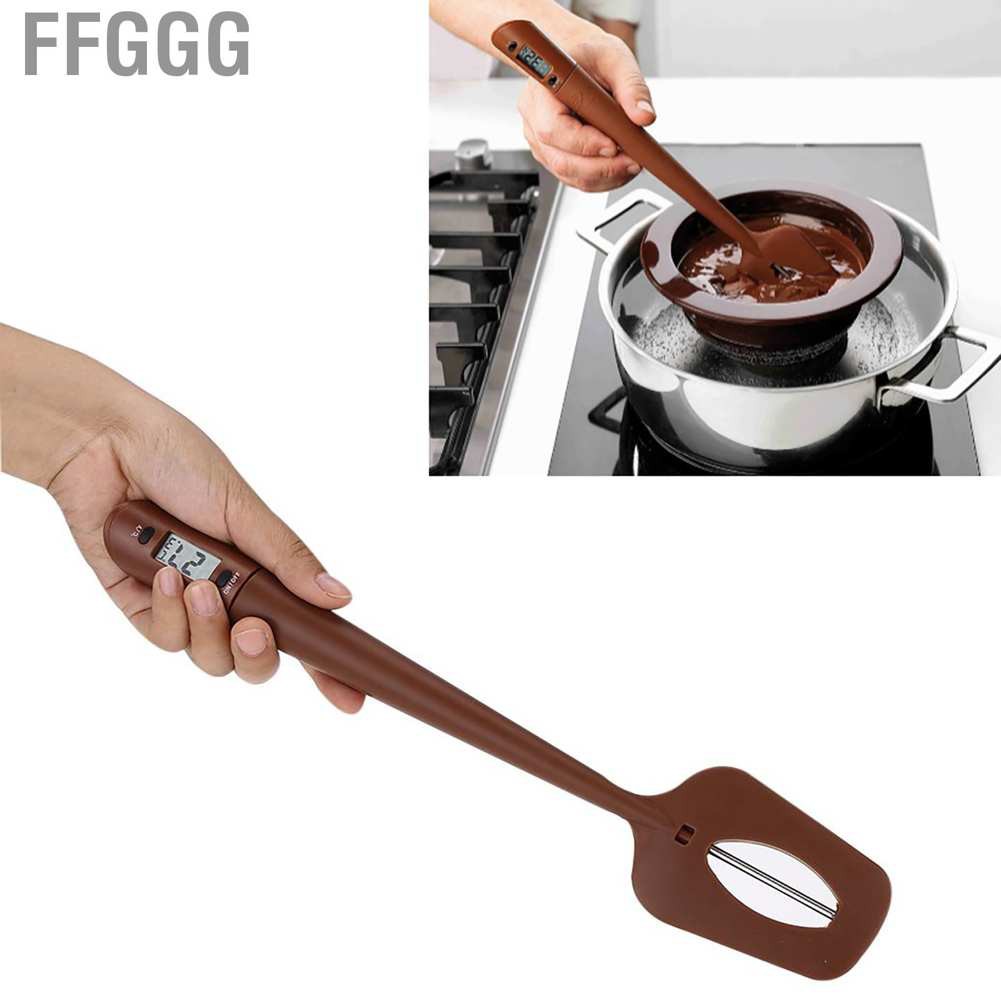 Ffggg Digital Thermometer  20~320℃ Measuring Range Clear Display Chocolate Convenient To Use Professional Design for Kitchen Home