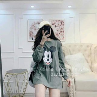 Áo micky tay dài