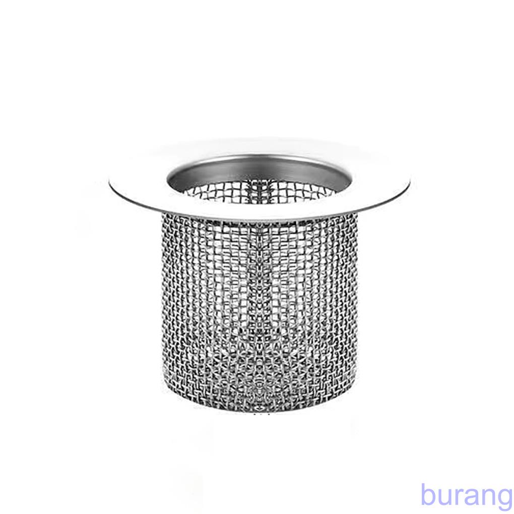 Stainless Steel Floor Drain Filter Reusable Anti-blocking Hair Catcher Shower Bathtub Sink Mesh Basket Protector burang