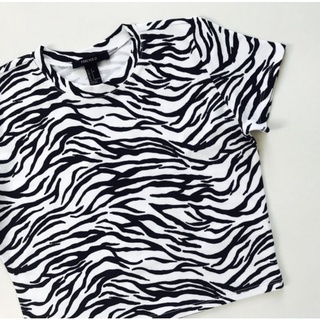 áo thun rằng ri crop top