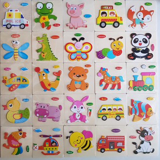 Tranh ghép hình gỗ 3D cho bé