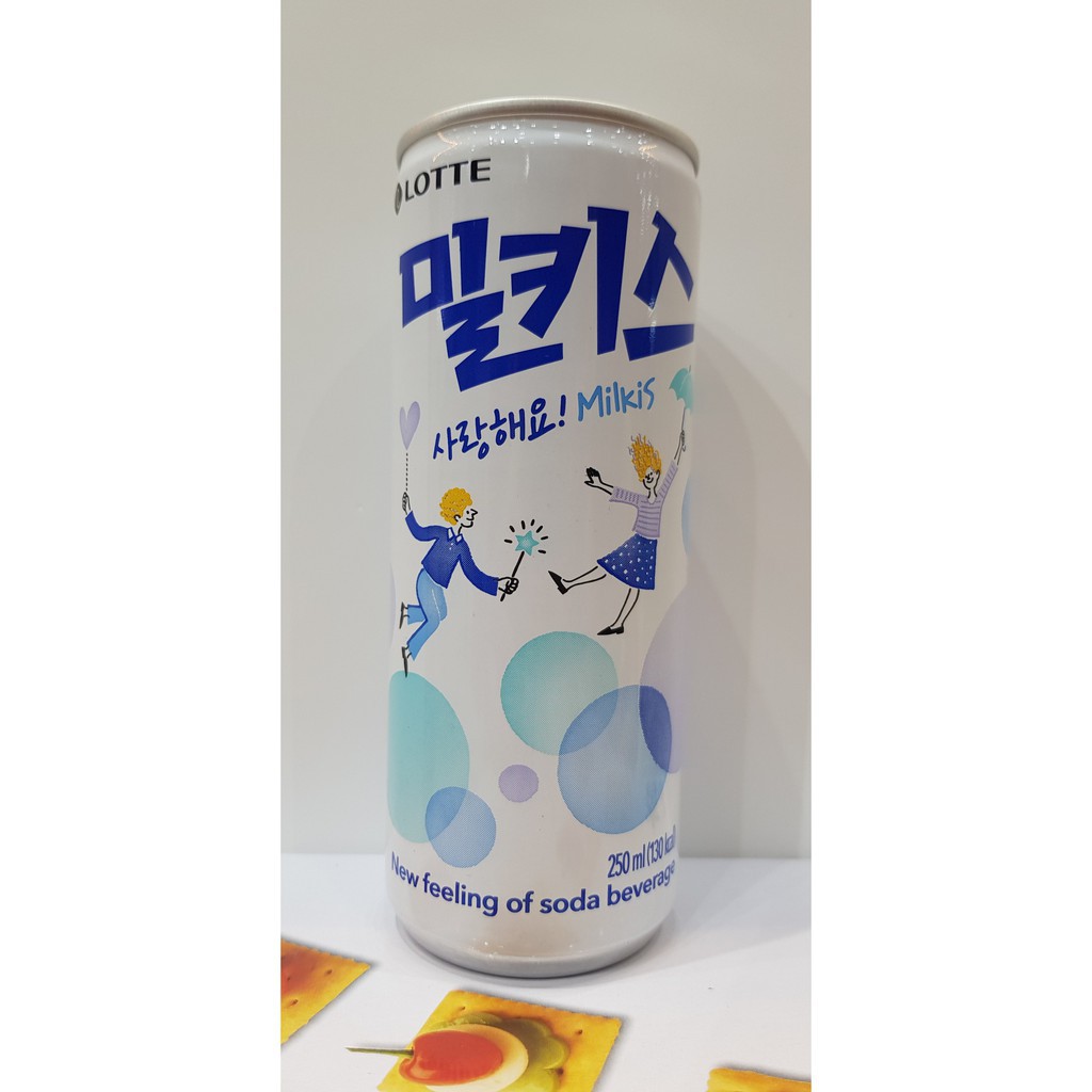 aoso.minam Nước giải khát Milkis Lotte lon 250ml * Ma20s