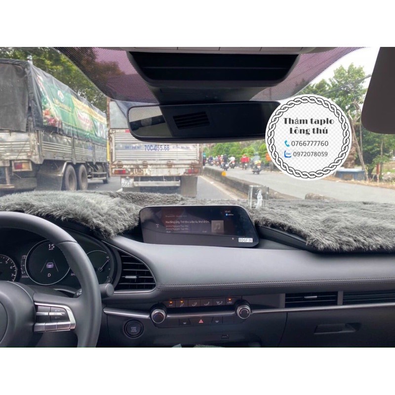 Thảm taplo lông cao cấp mazda 3 mới