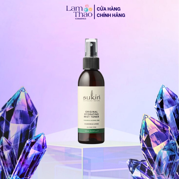 Nước Hoa Hồng Sukin Original Hydrating Mist Toner ( Dạng Xịt )