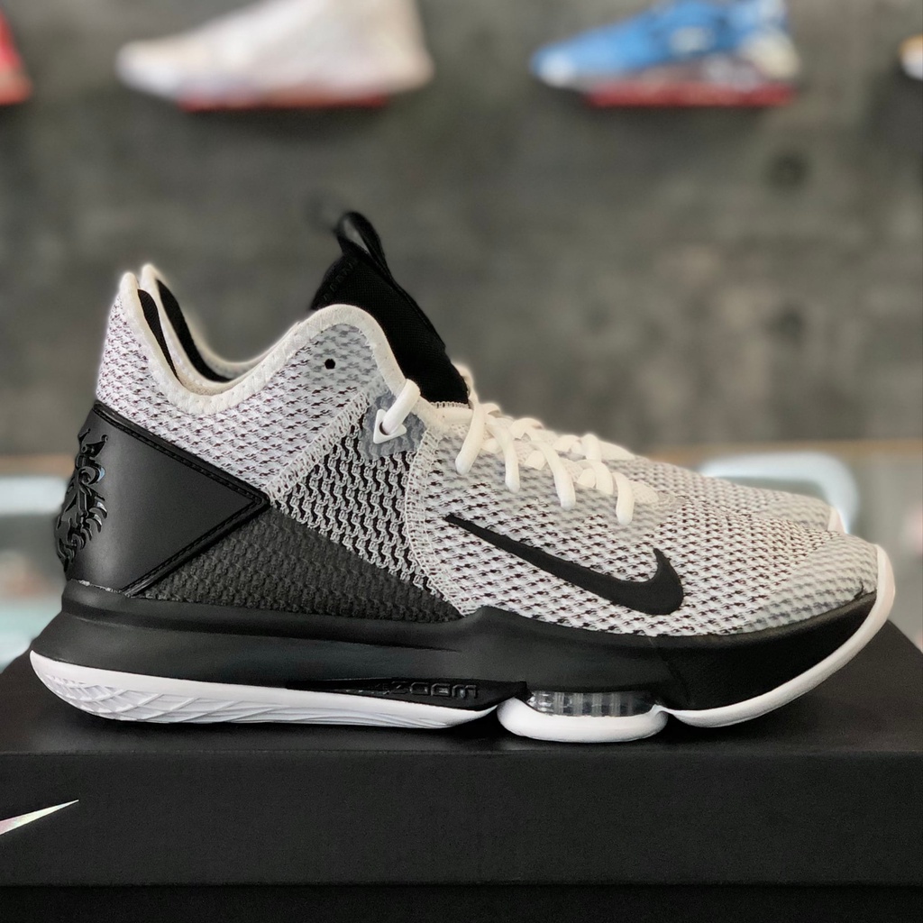 Giày chính hãng NIKE LEBRON WITNESS 4 'WHITE BLACK' - BV7427101