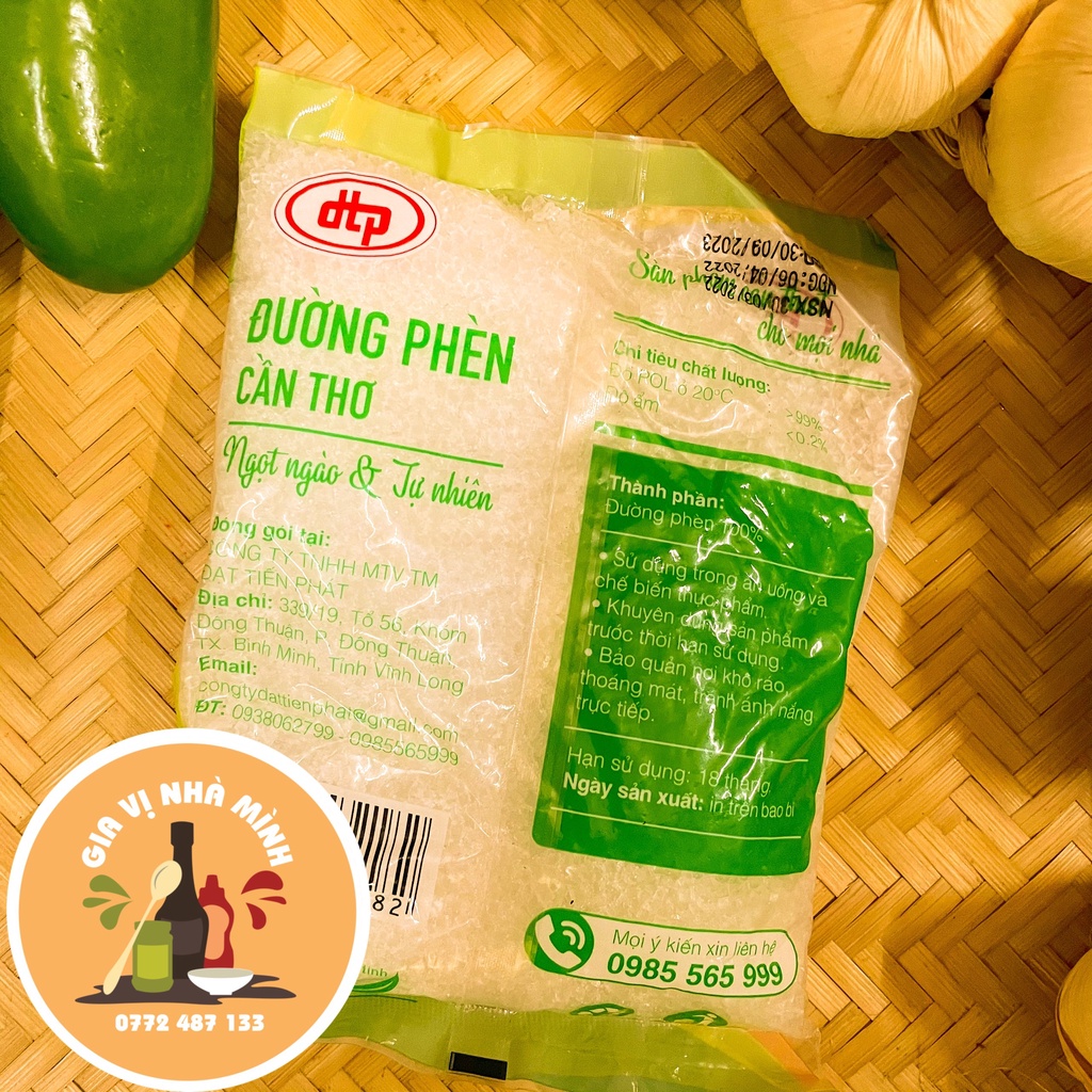ĐƯỜNG PHÈN HẠT CẦN THƠ- GÓI 500GR