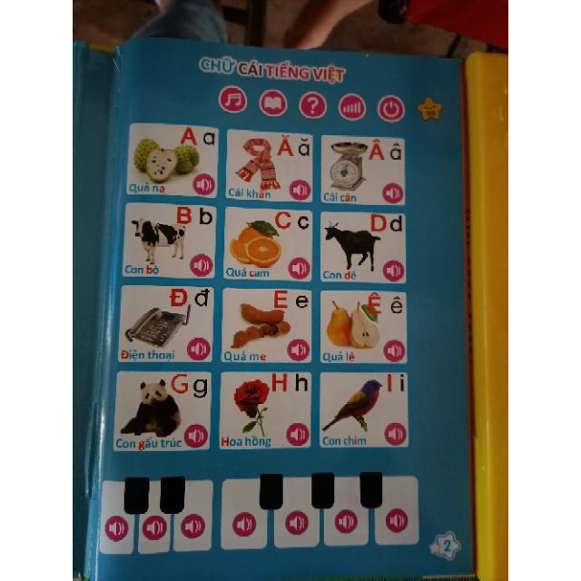 Đồ Chơi Sách Điện Tử Học Song Ngữ Tiếng Anh Hãng Thanh Nga - Mẫu Mới