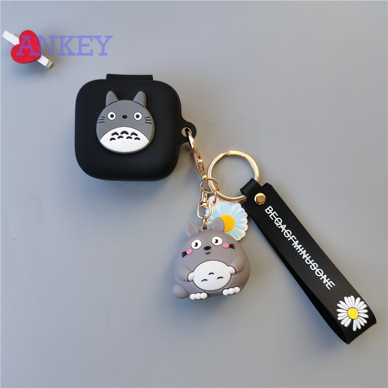 Samsung Galaxy Buds Live / Buds Pro / Buds 2 Vỏ đựng hộp nhỏ xinh kèm móc khóa hình gấu cho