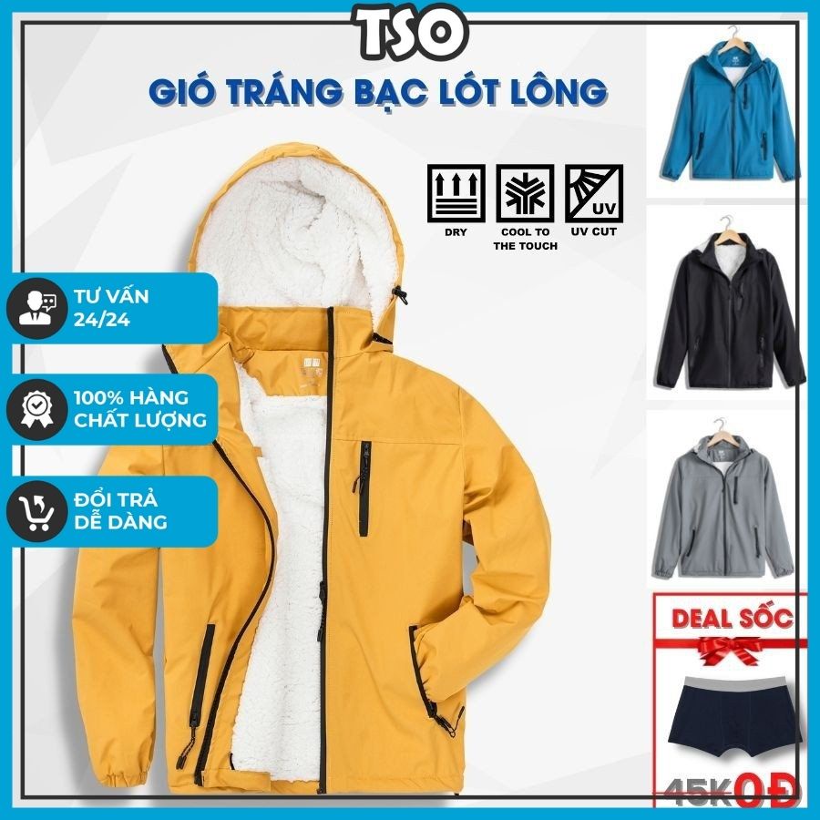 Áo khoác gió tráng bạc lót lông nam nữ cao cấp, chống nước, gió bụi, áo khoác dù mùa đông mẫu mới 2021