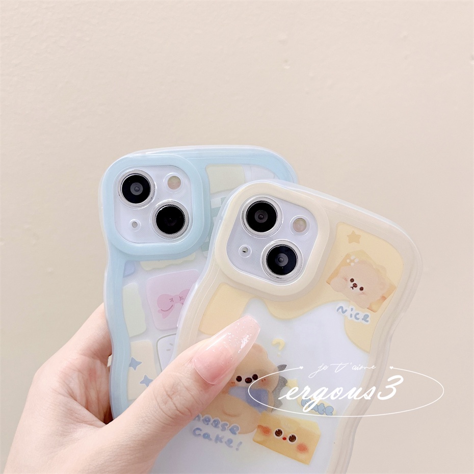 Ốp Điện Thoại Mềm In Hình Bánh Phô Mai Cho iPhone 14 13 12 11 Pro Max SE2020 X XR Xs Max 7 8 Plus