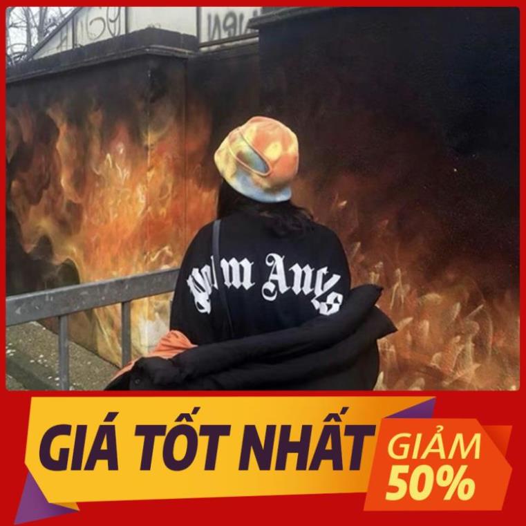Áo thun Palm Angels Sweater ( lưng áo ), áo phông dài tay form rộng Hottrend2021 ( Nam, Nữ ) ! Đẹp