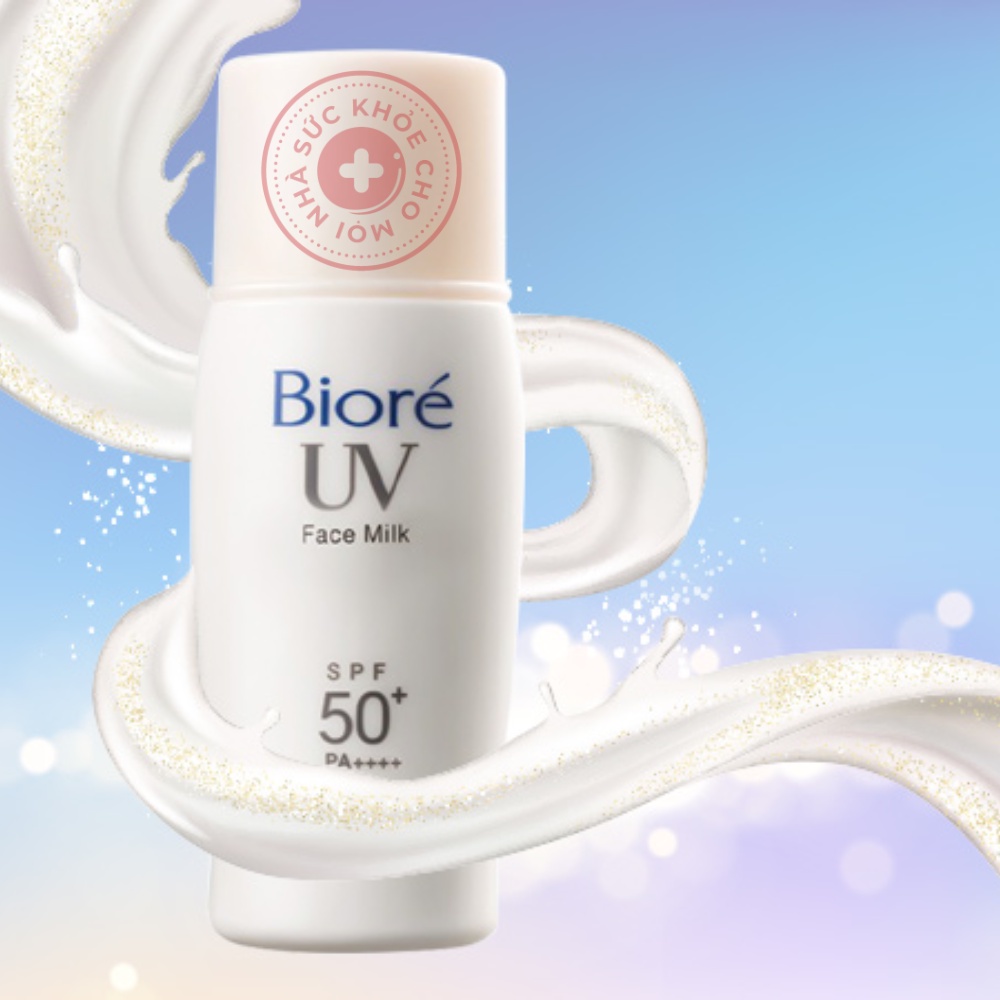 Biore Face Milk. Sữa chống nắng sáng mịn kiềm dầu chống lem trang điểm hiệu quả suckhoechomoinha 33989