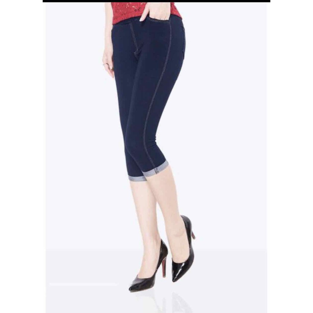 Quần lửng legging giả jean hàng cao cấp 2 da | BigBuy360 - bigbuy360.vn