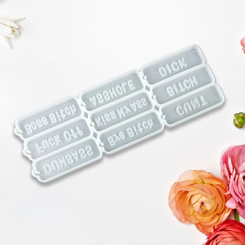 Khuôn Làm Móc Khóa Hình Chữ Cái Tiếng Anh