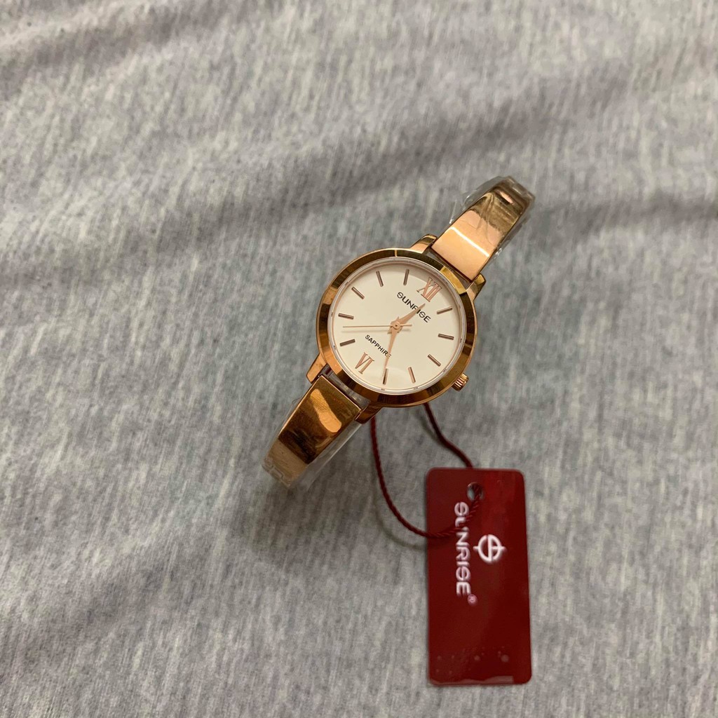 Đồng hồ Sunrise nữ chính hãng Nhật Bản L714SWA.RG - kính saphire chống trầy - bảo hà