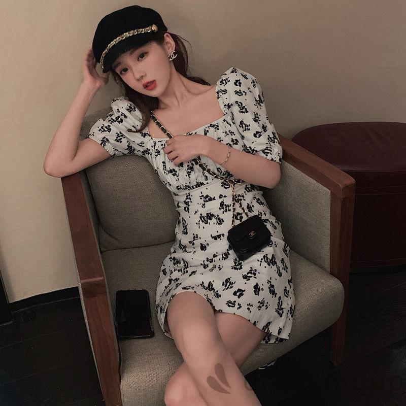 Đầm Hoa Tay Ngắn Xinh Xắn Dành Cho Nữ | BigBuy360 - bigbuy360.vn