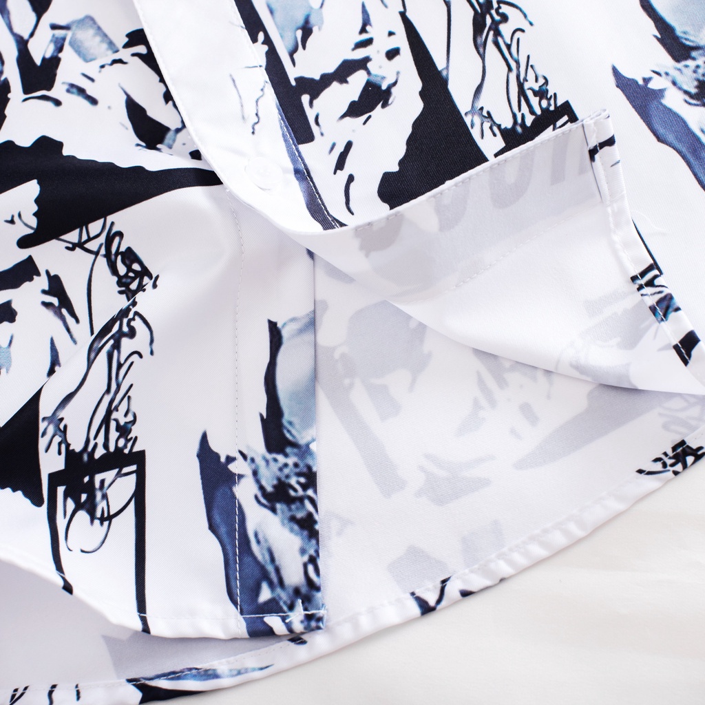 Áo sơ mi nam ngắn tay hoạ tiết Lados - 8062 chất vải mềm mịn - Áo sơ mi thời trang xu hướng | BigBuy360 - bigbuy360.vn