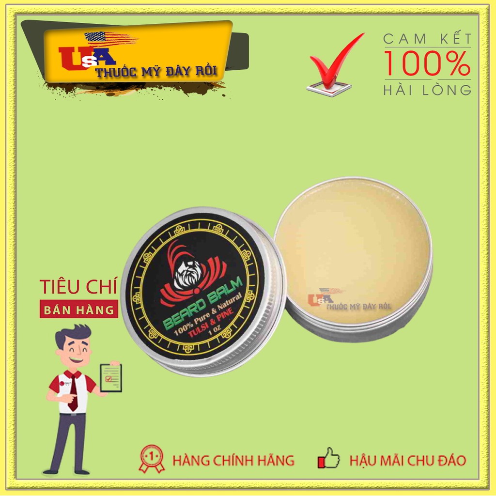 Sáp Dưỡng Râu Beard Balm Tulsi & Pine - 4-beard.com