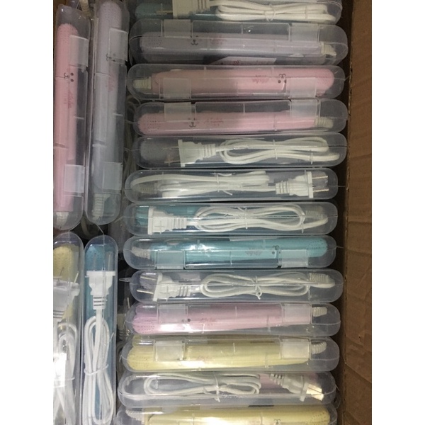 Máy dập xù mini/ máy bấm tóc xù mini kèm hộp