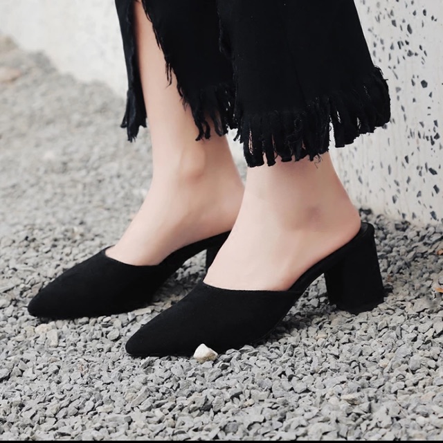 Mules mũi nhọn ( size 34-41)