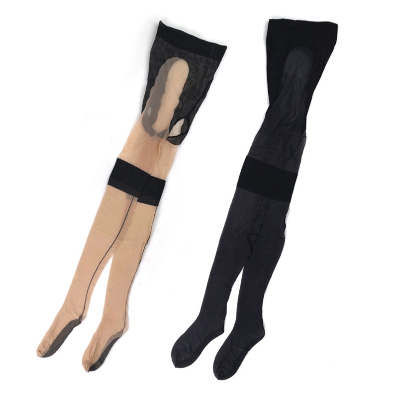 Xiangbao Quần Tất Lưới Xuyên Thấu Hở Đáy Quyến Rũ Cho Nữ