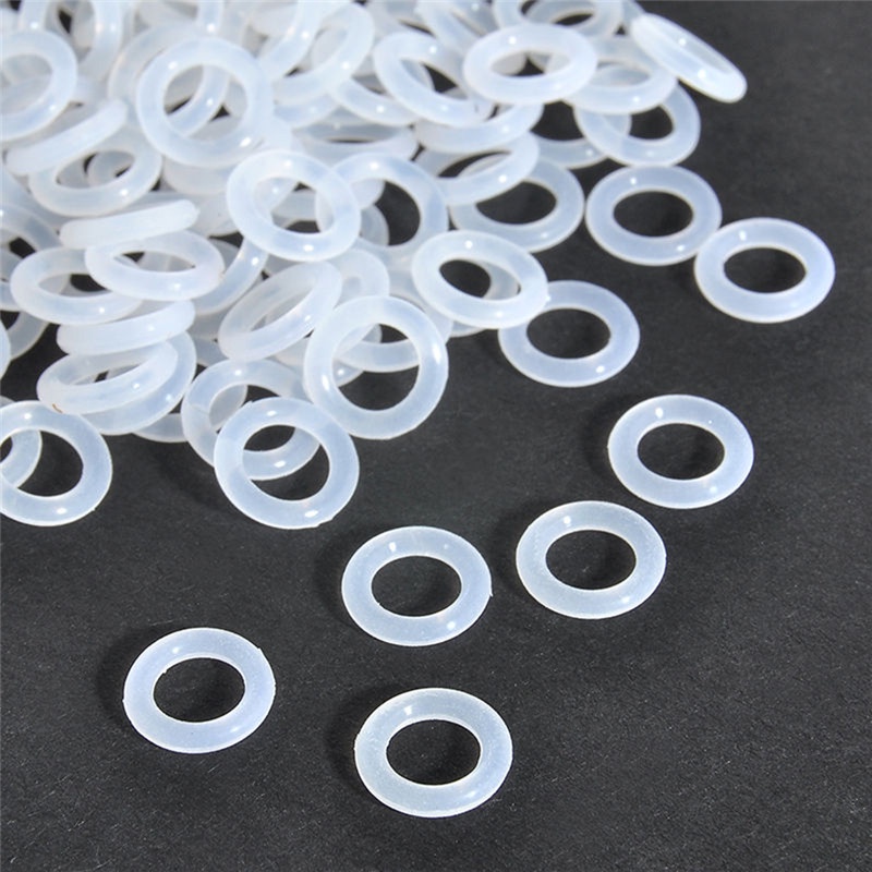 Bộ 120 vòng đệm cao su silicone màu trắng cho Cherry MX