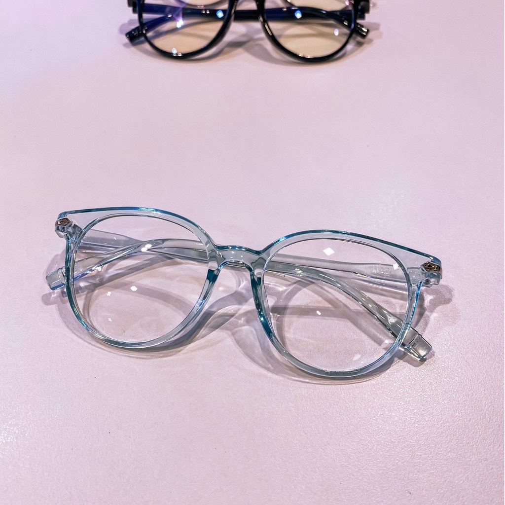 Kính Form tròn Nam Nữ 432 Chất liệu nhựa hàn quốc kiểu dáng hot trend
