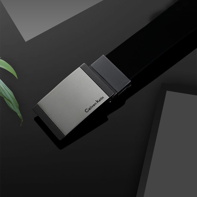 Thắt Lưng Da Bò ck Cài Khóa Tự Động Thiết Kế Đơn Giản Hợp Thời Trang Cho Nam mc6v