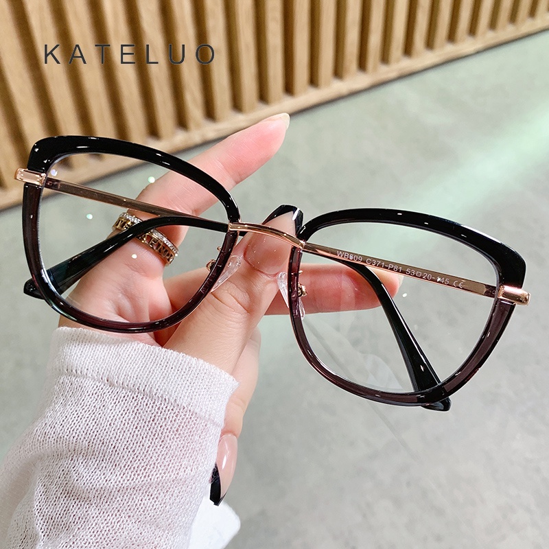 Kính Mát Chống Ánh Sáng Xanh Thời Trang Dành Cho Nữ KATELUO WB609 TR90