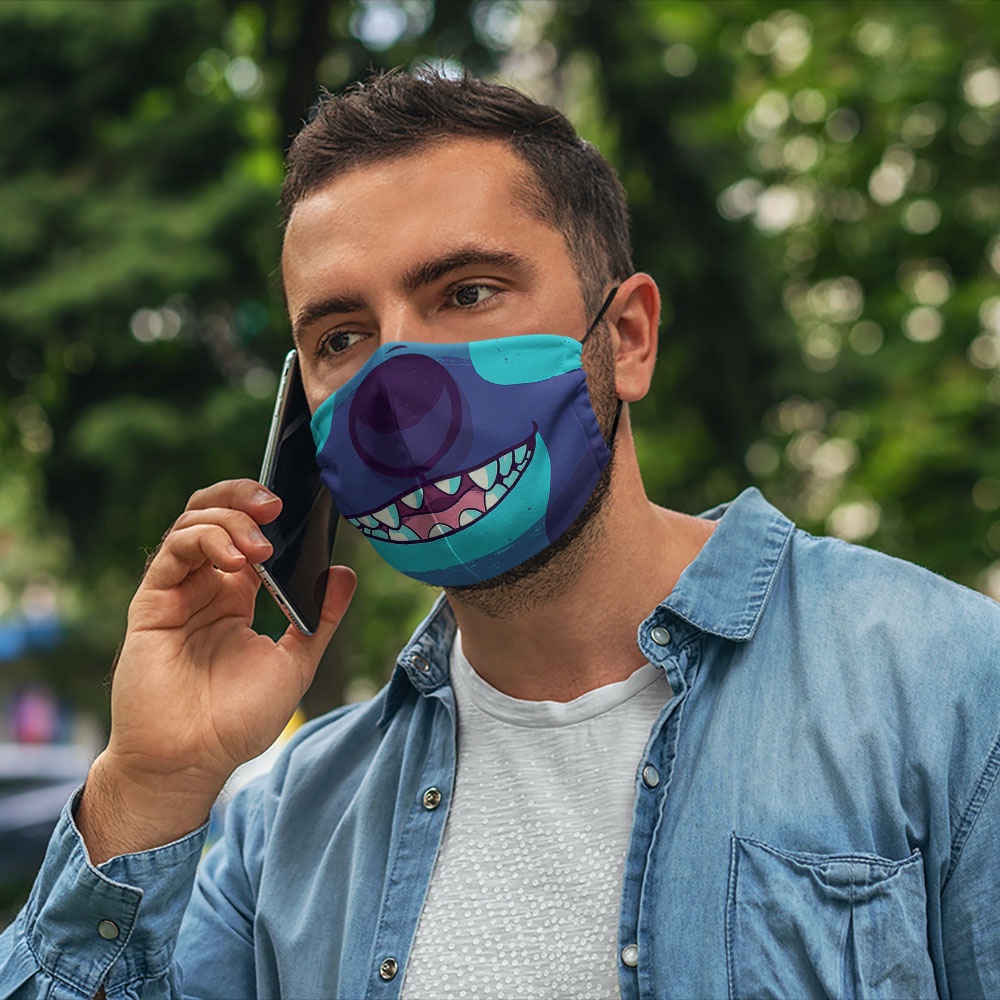 Khẩu trang thú cưng cute hoạt hình dễ thương cho bé trẻ em Hình Vẽ DRAWN CARTWELL dây đeo mềm bảo vệ toàn diện dày 2 lớp