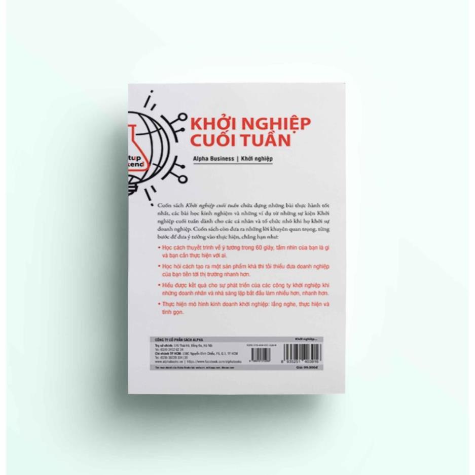 Sách - Khởi Nghiệp Cuối Tuần [AlphaBooks]