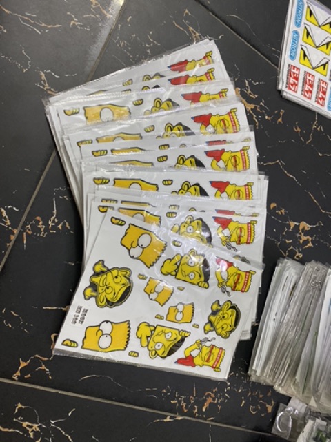 Tem Phản Quang Hoạt Hình MR Bin Siêu Hot