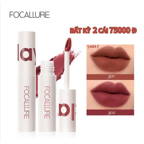 Son kem lì Focallure mịn và bóng dạng sương mềm như nhung