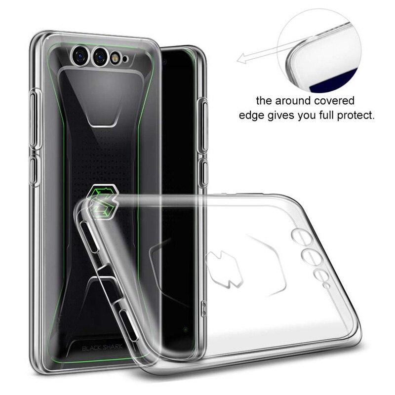 Ốp Điện Thoại Tpu Silicon Mềm Siêu Mỏng Trong Suốt Cho Xiaomi Black Shark 4 2 Pro 3s Helo Blackshark 3 2