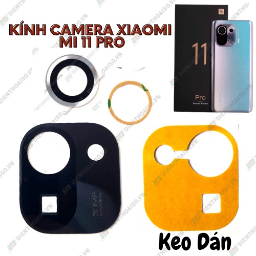 mặt kính camera xiaomi mi 11 pro có sẵn keo dán