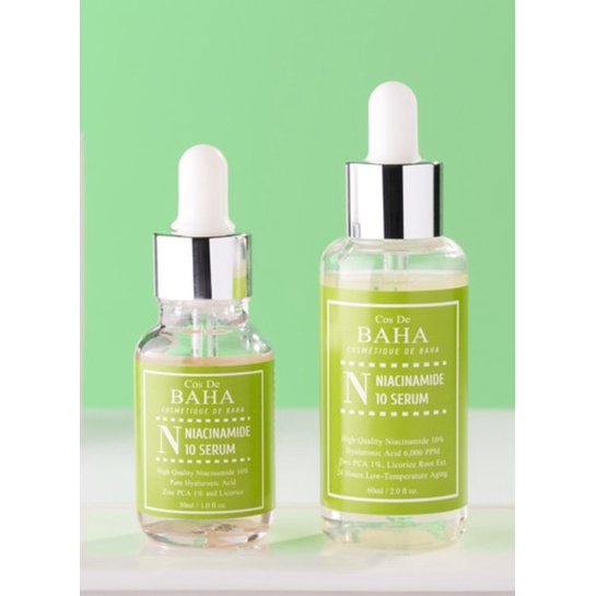 Serum Niacinamide 10% + Kẽm 1%- Hỗ Trợ Điều Tiết Dầu, giảm mụn 30ml, 60ml