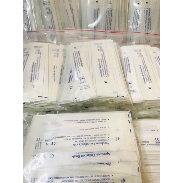 COMBO 100 QUE TĂM BÔNG LẤY DỊCH MŨI HỌNG - QUE TỴ HẦU