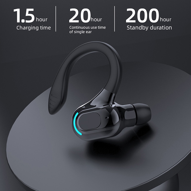 Tai Nghe Bluetooth 5.2 F8 Móc Tai Có Tích Hợp Mic