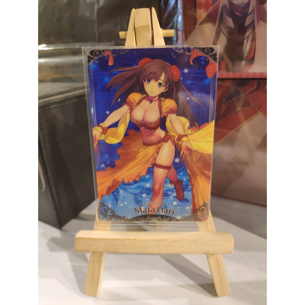Thẻ bài bánh xốp Fate Grand Order FGO Mata Hari N - Tặng bọc bài nhựa bảo quản