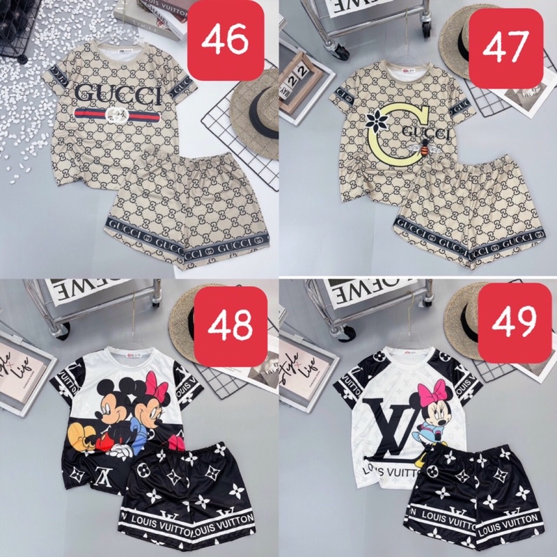 Bộ đùi thun lạnh in 3D